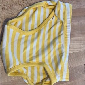 Yellow and white 18-24 Hanna Andersson dress